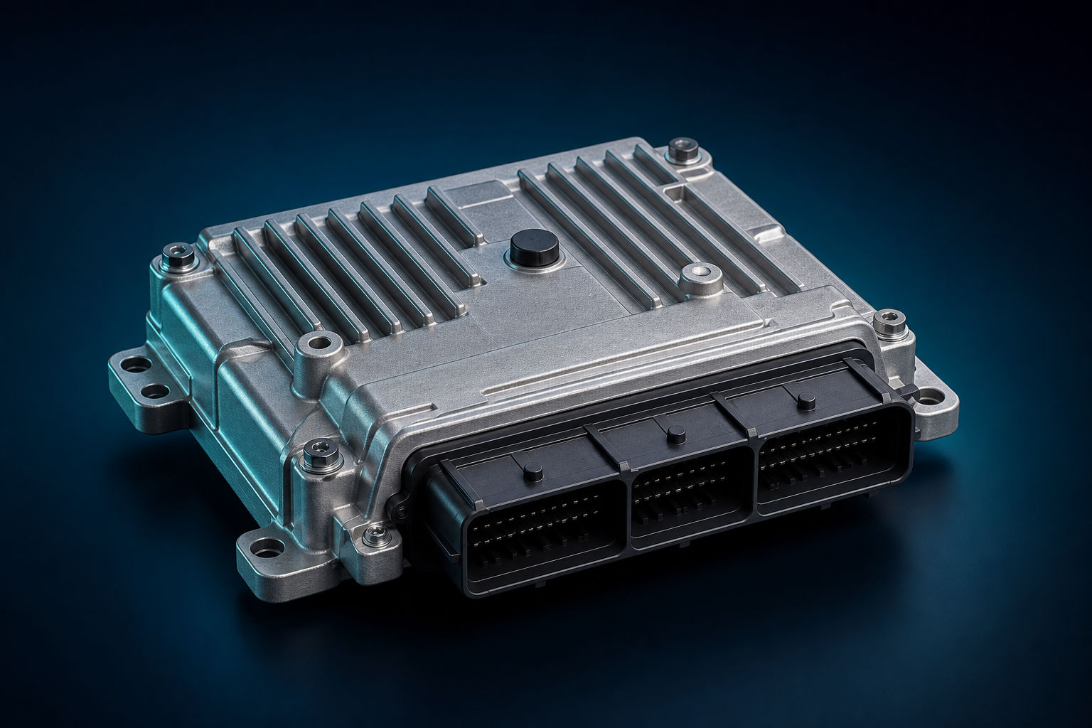 Unidad de control electrónico automotriz ficticia